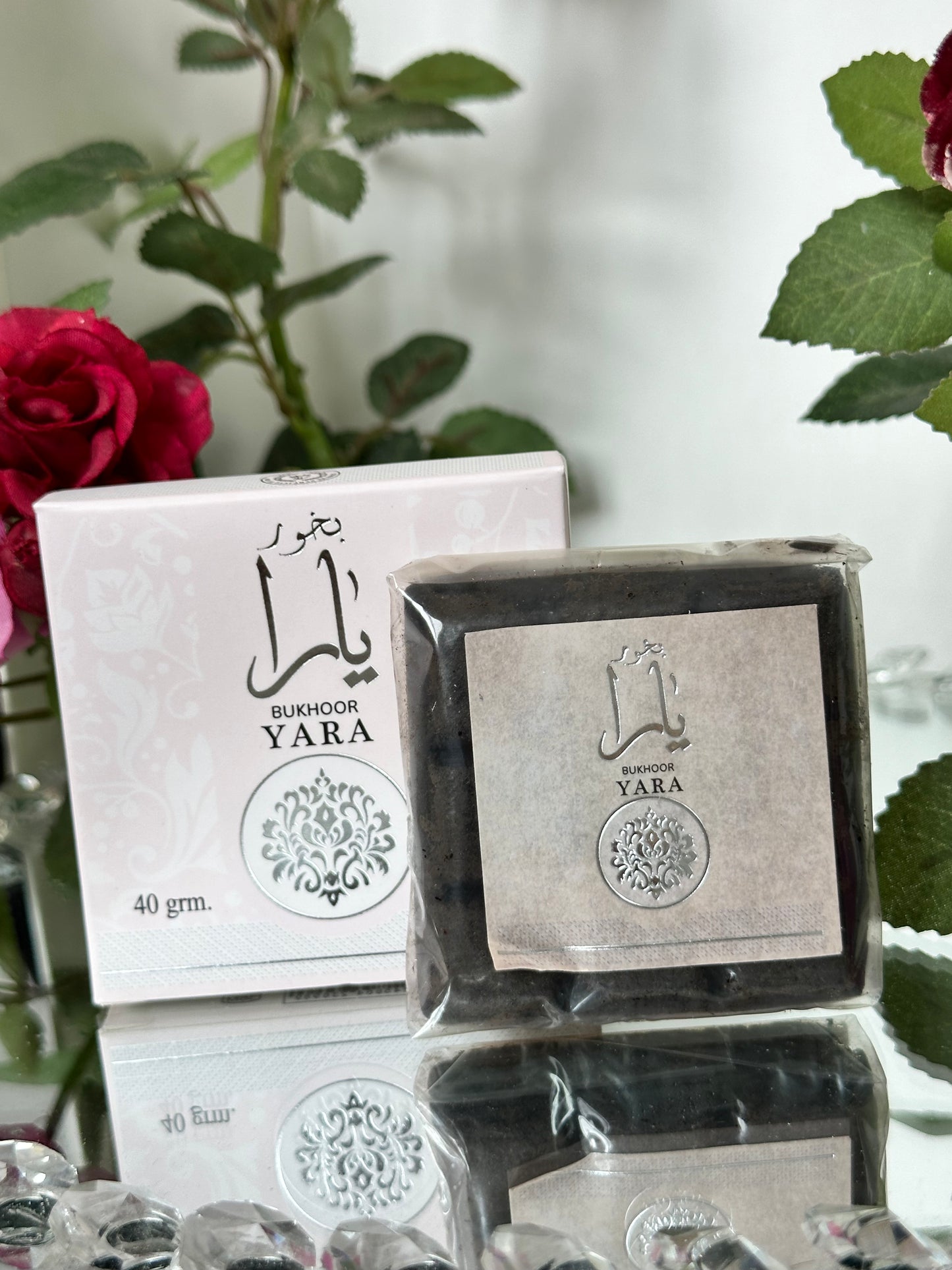 Carré d'encens Yara Rose 40g NADIABENSHOP