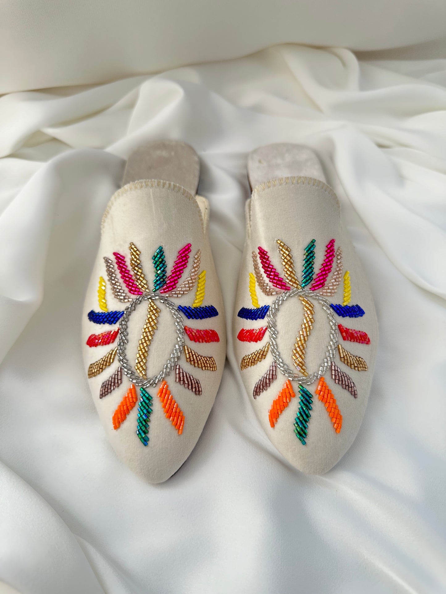 Babouches à perles NADIABENSHOP