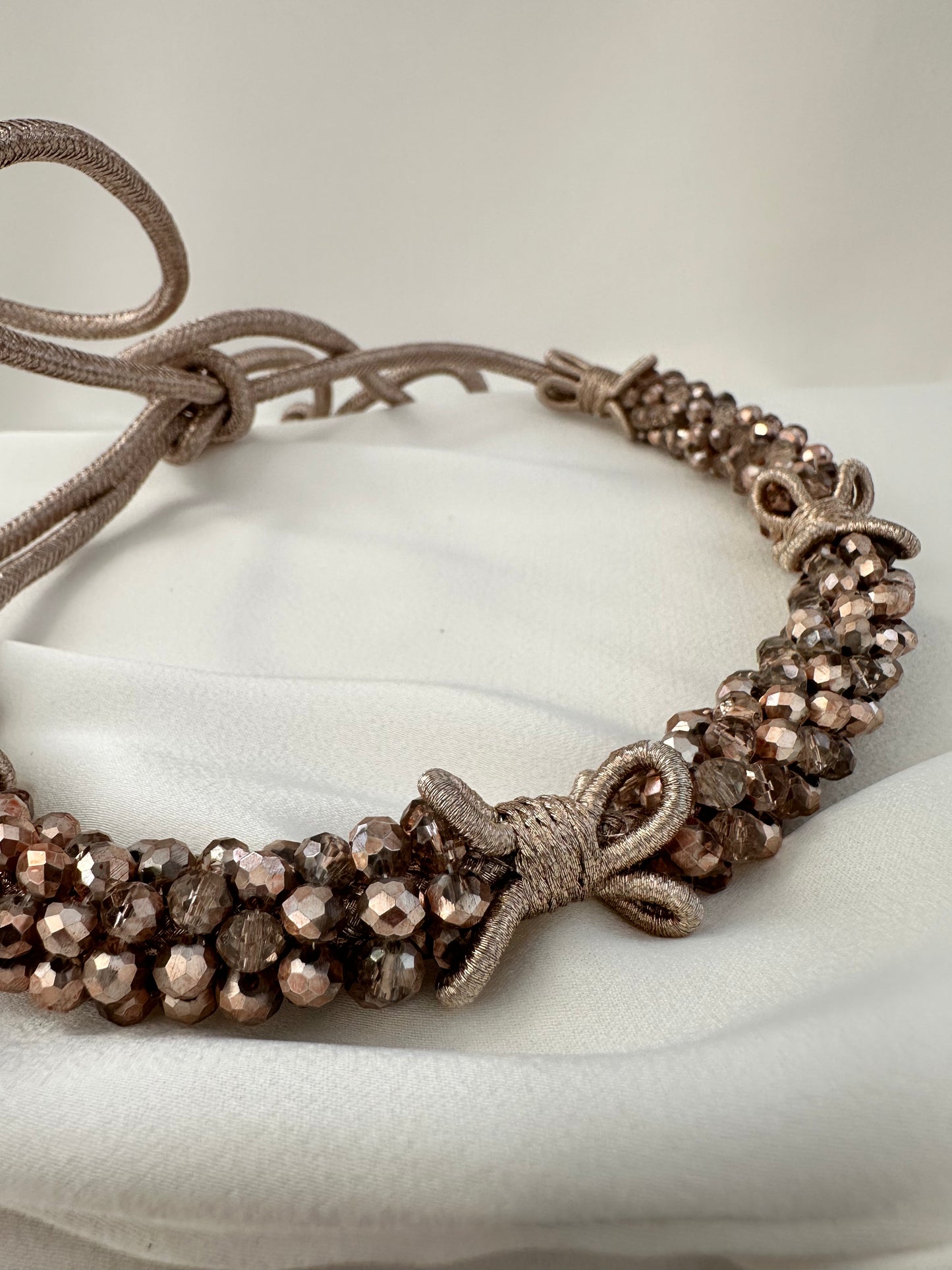 Ceinture perlée à Nouer NADIABENSHOP