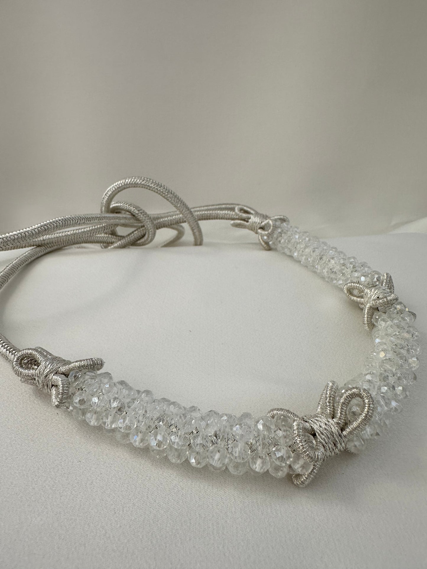 Ceinture perlée à Nouer NADIABENSHOP