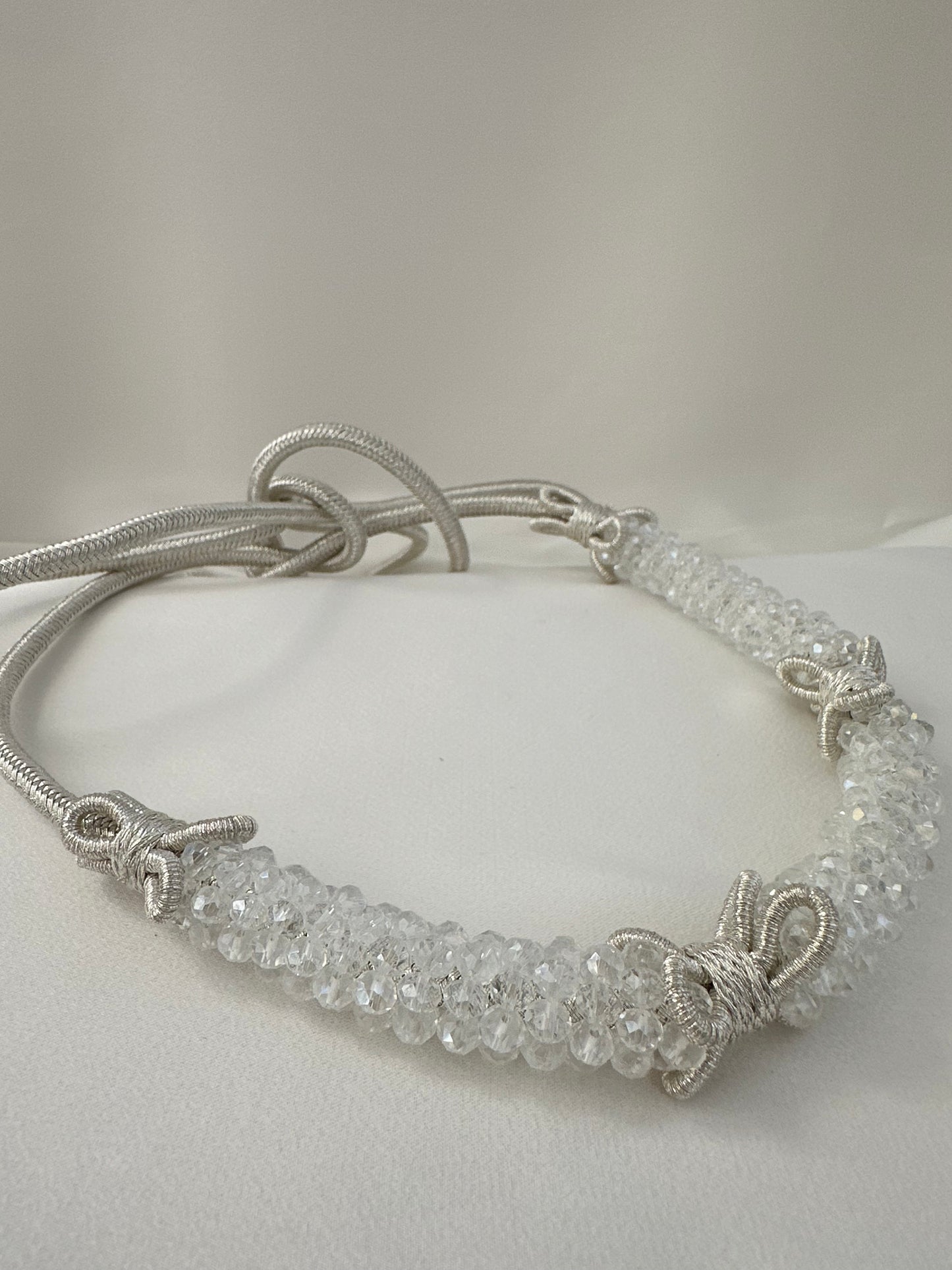 Ceinture perlée à Nouer NADIABENSHOP