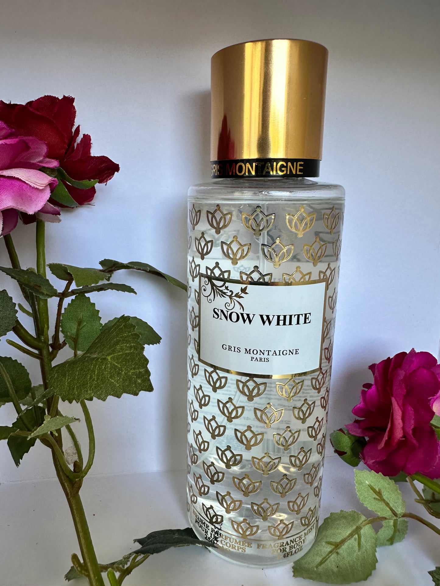 Brume parfumée Snow White 250ml – Gris Montaigne Paris NADIABENSHOP