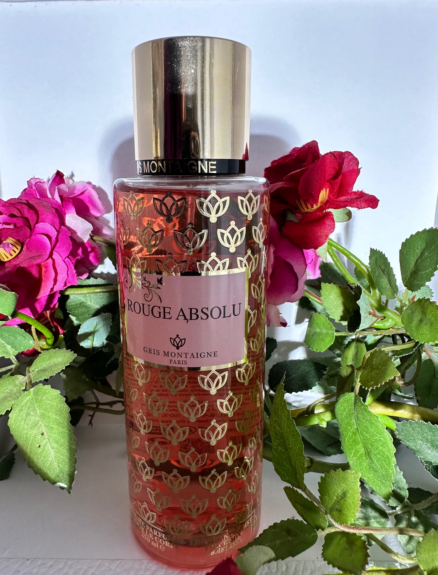 Brume parfumée Corps & Cheveux - Gris Montaigne Rouge Absolu 250ml NADIABENSHOP
