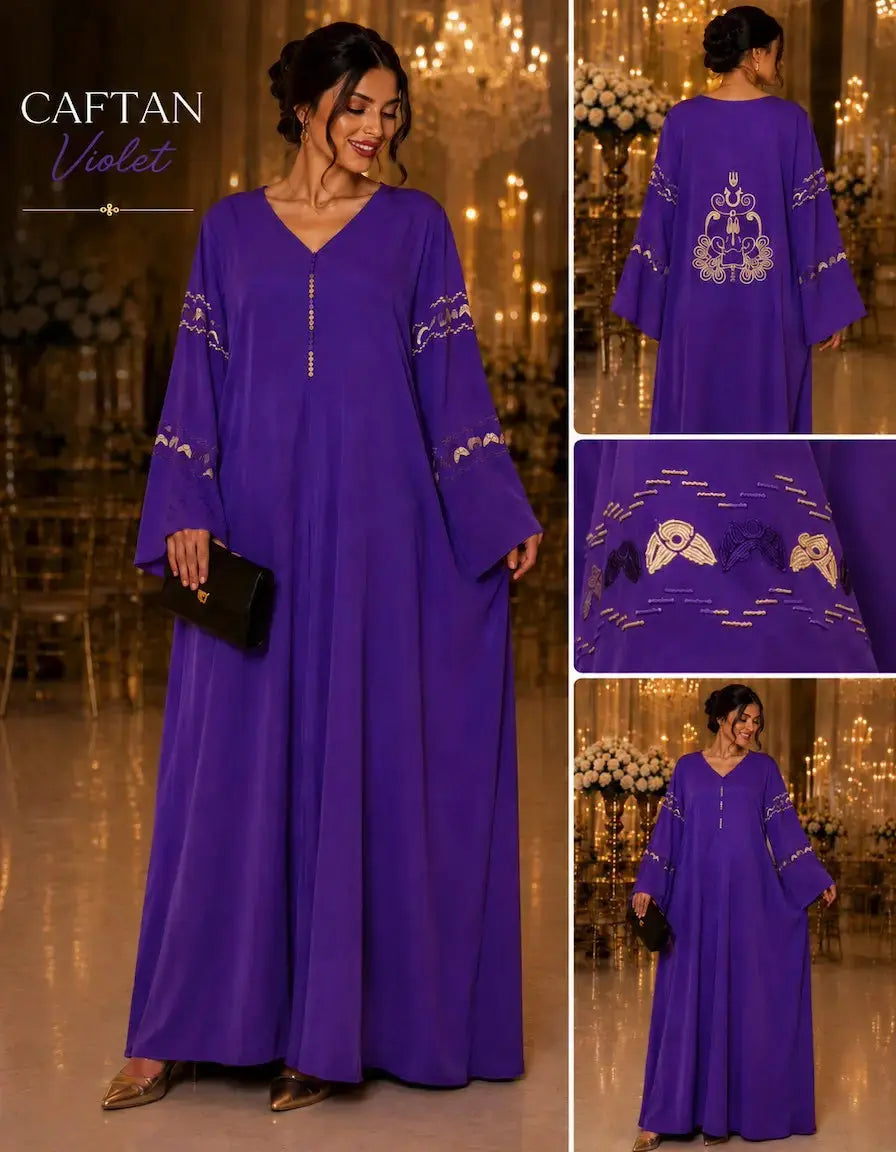 Robes-Caftans-Élégants-Mode-Orientale-Féminine NadiaBenShop
