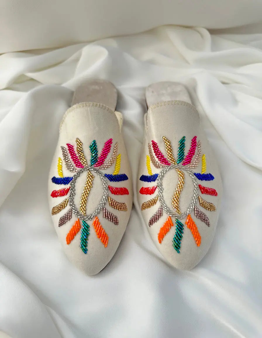 Babouches à perles NADIABENSHOP