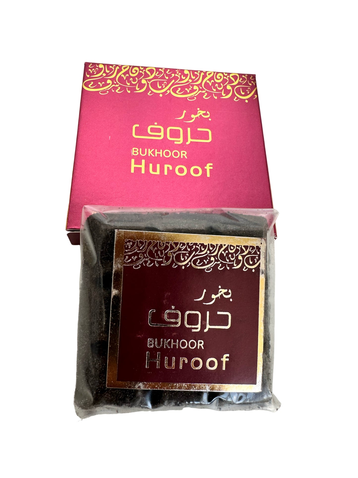 Carré d'encens Bukhoor Huroof 40g