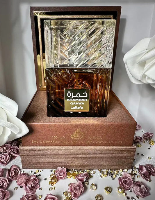 Khamrah Qahwa Lattafa 100 ml – Parfum Oriental Gourmand au Café et à la Vanille NADIABENSHOP
